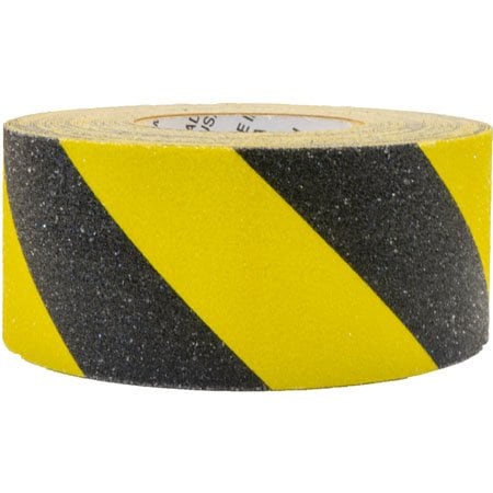 Flex-Tred AntiSlip Safety Tape - 3 X 60 ft / Yellow/Black Striped-Roll YBS.0360.R